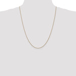14k Rose Gold 1.05mm D/C Spiga Chain