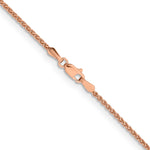 14k Rose Gold 1.7mm Solid Polished Spiga Chain