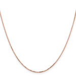 14k Rose Gold .95mm Box Chain