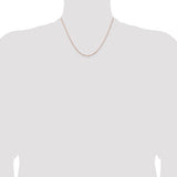 14k Rose Gold .95mm Box Chain
