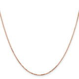 14k Rose Gold .95mm Box Chain