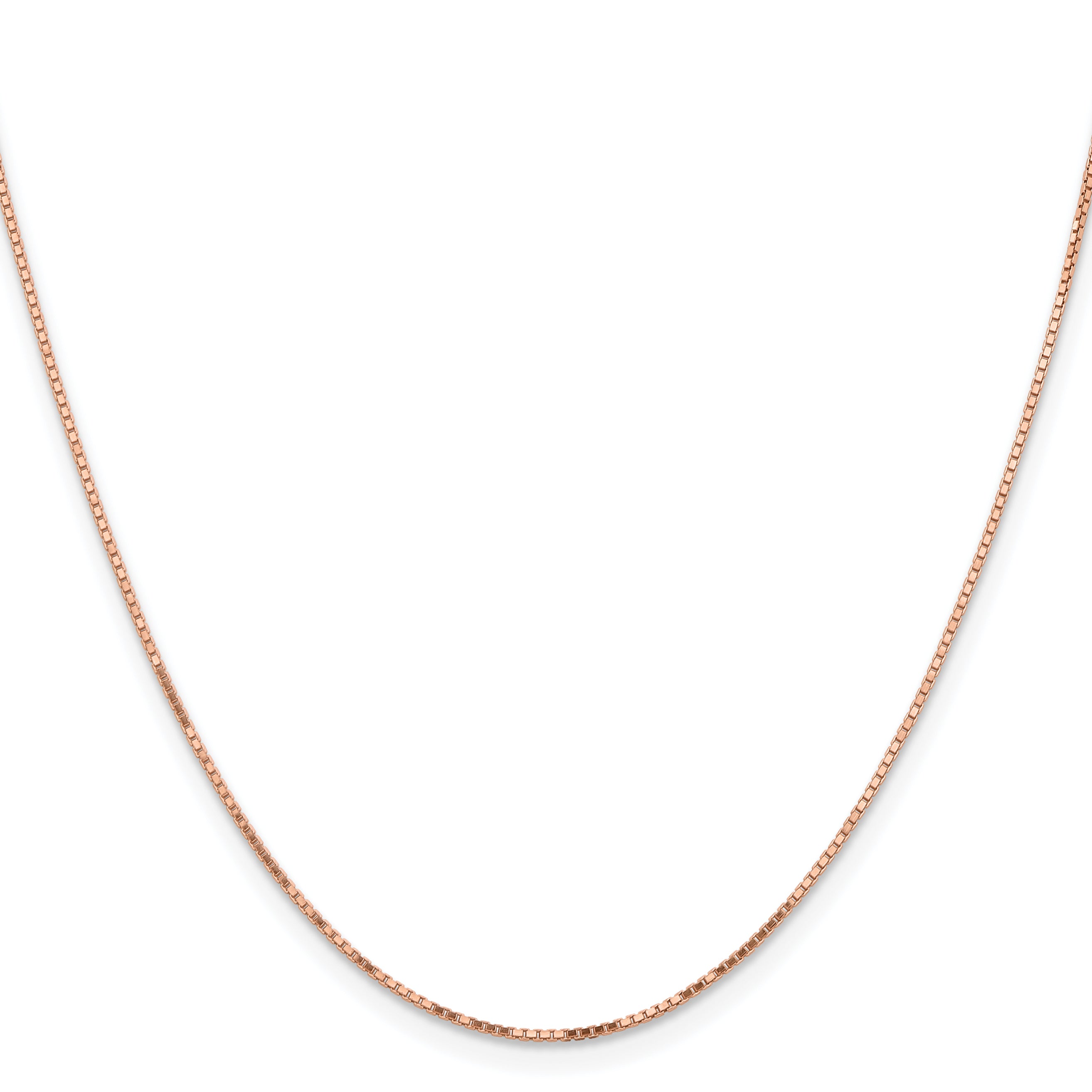 14k Rose Gold .95mm Box Chain