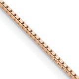 14k Rose Gold .95mm Box Chain