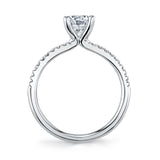 Princess Cut Classic Engagement Ring - Adorlee