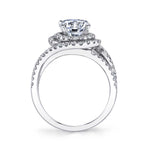 Grace - Unique Double Halo Engagement Ring