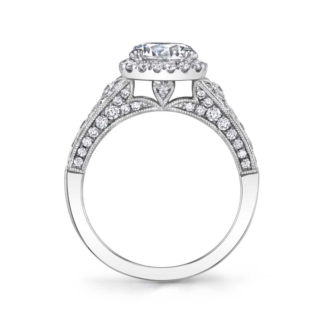 Cheri - Vintage Inspired Oval Engagement Ring