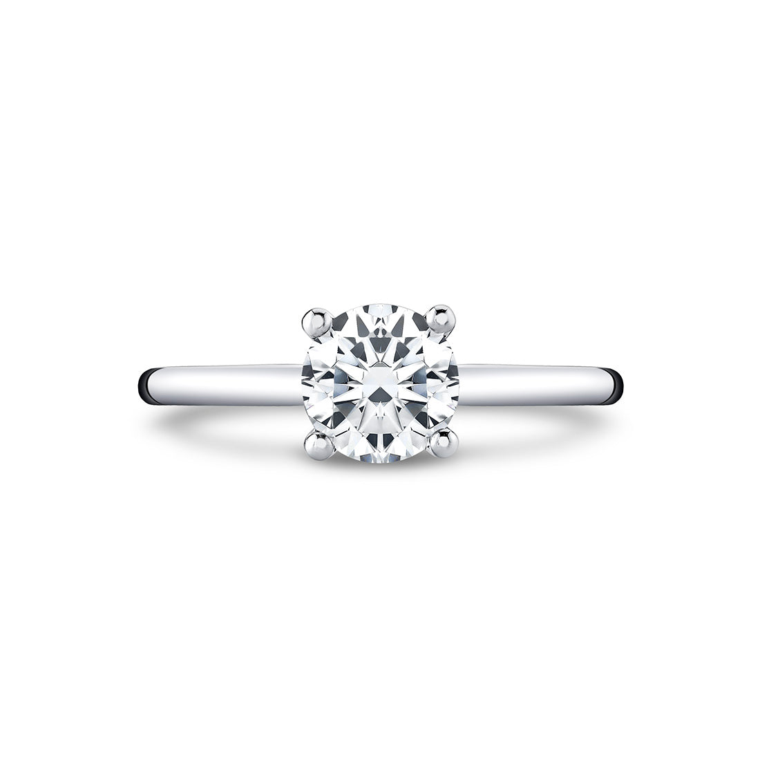 Round Cut Solitaire Engagement Ring - Amelia