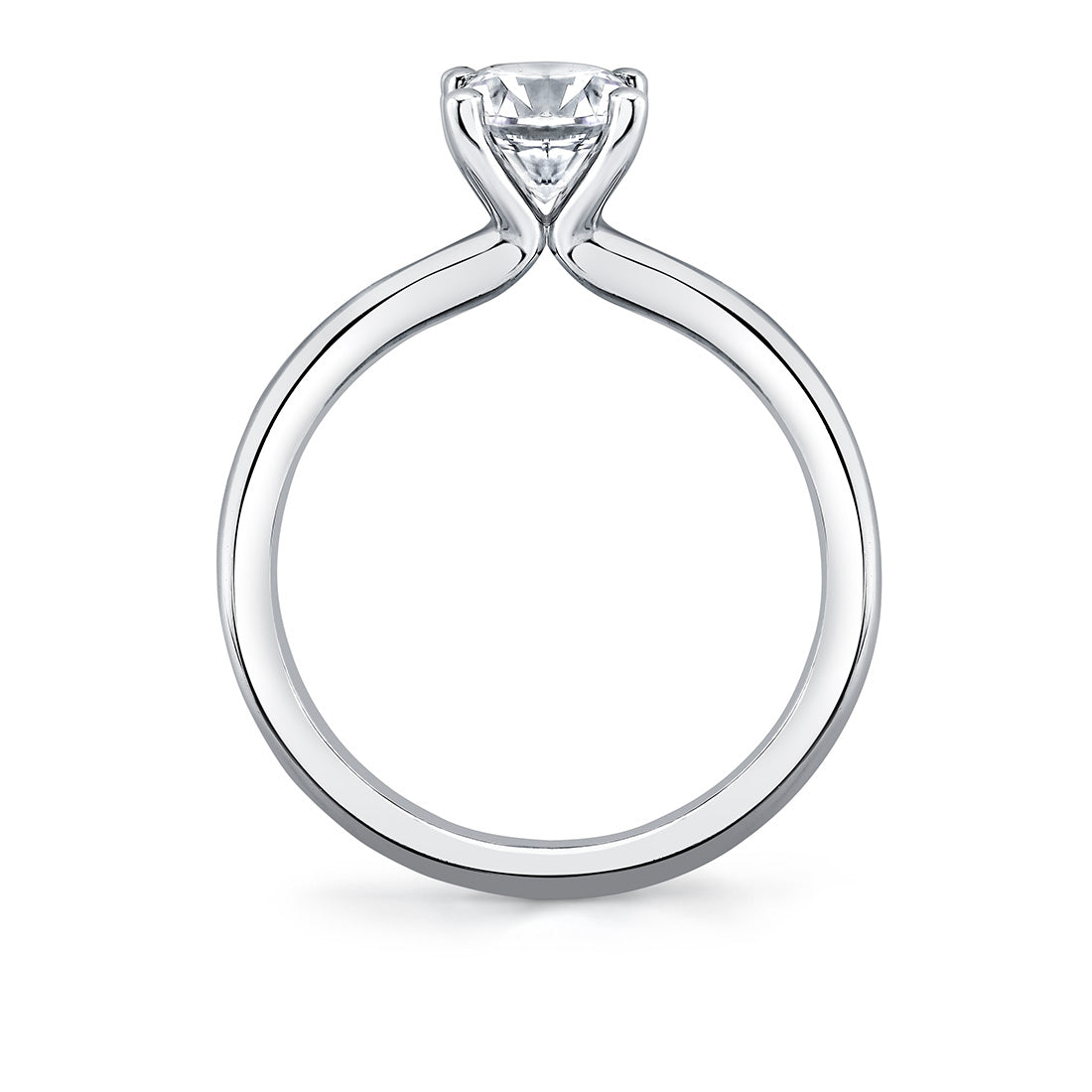 Round Cut Solitaire Engagement Ring - Amelia