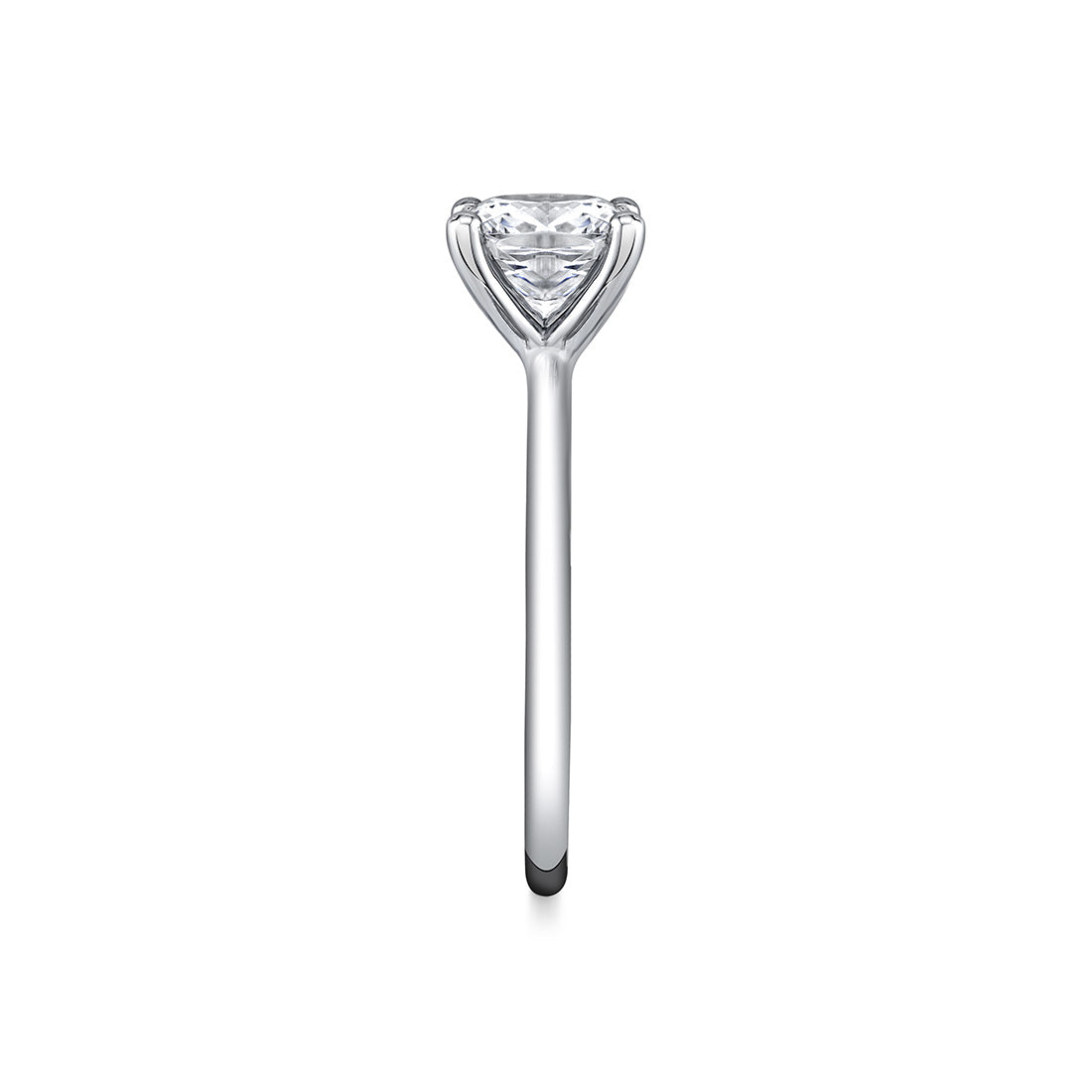 Cushion Cut Solitaire Engagement Ring - Amelia