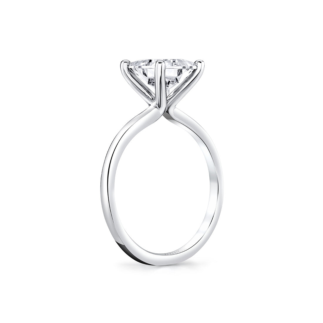 Princess Cut Solitaire Engagement Ring - Amelia