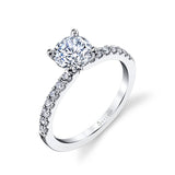 Round Cut Classic Engagement Ring - Celeste