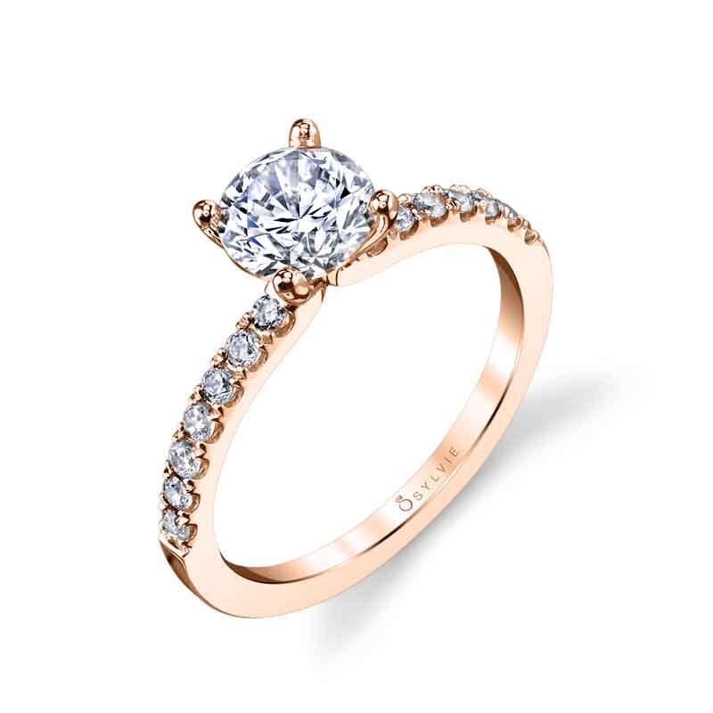 Round Cut Classic Engagement Ring - Celeste