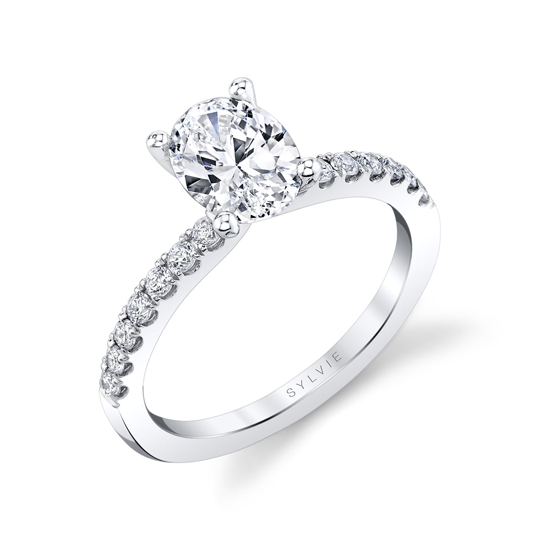 Oval Cut Classic Engagement Ring - Celeste
