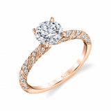 Vintage Inspired Solitaire Engagement Ring
