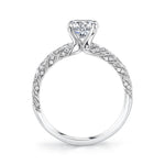 Vintage Inspired Solitaire Engagement Ring