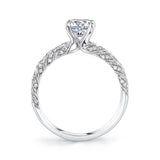 Vintage Inspired Solitaire Engagement Ring