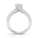 Pear Shaped Classic Engagement Ring - Veronique