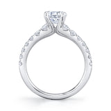 Pear Shaped Classic Engagement Ring - Veronique