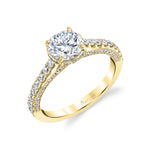 Hidden Halo Engagement Ring - Hyacinthe