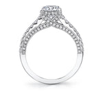Hidden Halo Engagement Ring - Hyacinthe