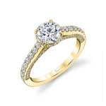 Hidden Halo Engagement Ring - Marianna