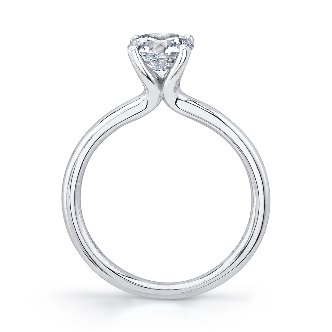 Cushion Cut Solitaire Engagement Ring - Dominique