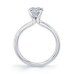 Cushion Cut Solitaire Engagement Ring - Dominique