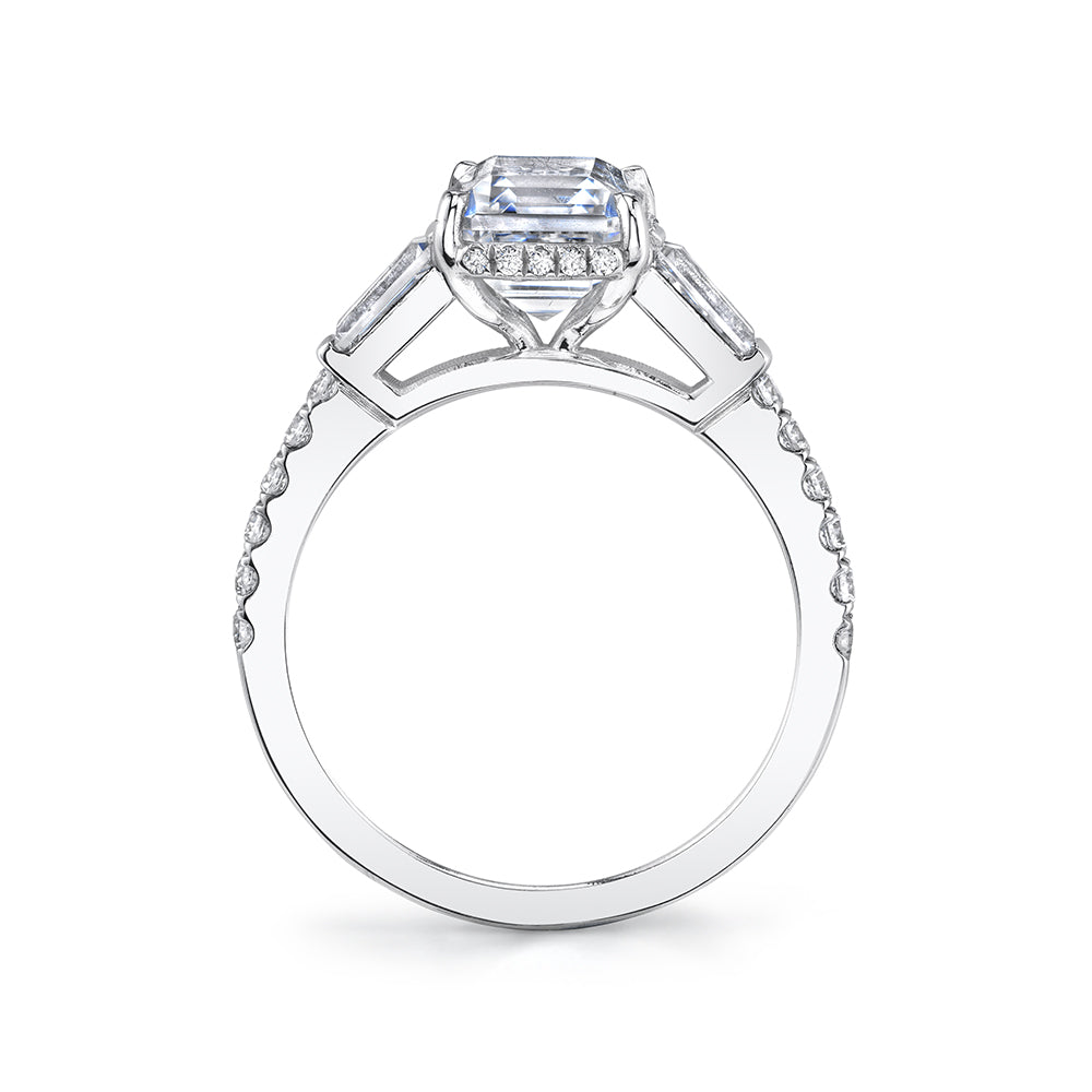 Baguette Engagement Ring - Isla