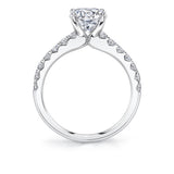 Princess Cut Classic Engagement Ring - Aimee