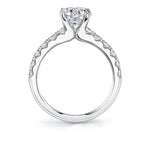 Oval Cut Classic Diamond Engagement Ring - Adoria