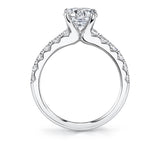 Princess Cut Classic Diamond Engagement Ring - Adoria