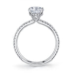 Cushion Cut Classic Engagement Ring - Maryam