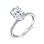 Oval Cut Classic Engagement Ring - Maryam