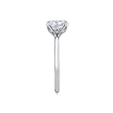 Tulira Oval Cut Solitaire Diamond Petal Prong Engagement Ring - Shay
