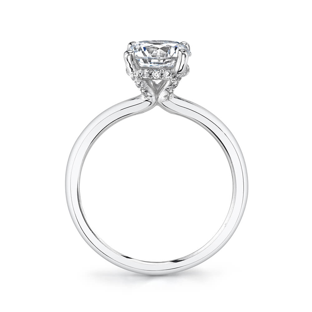 Cushion Cut Solitaire Engagement Ring - Joanna