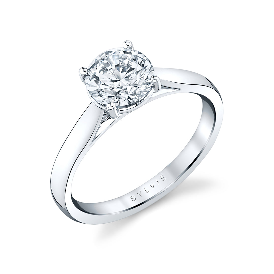 Round Cut Solitaire Engagement Ring - Allison
