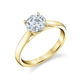 Round Cut Solitaire Engagement Ring - Allison