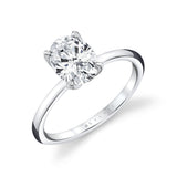 Tulira Solitaire Petal Prong Engagement Ring - Marigold