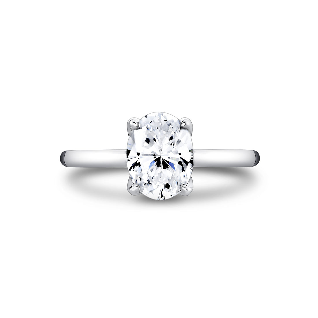 Tulira Solitaire Petal Prong Engagement Ring - Marigold