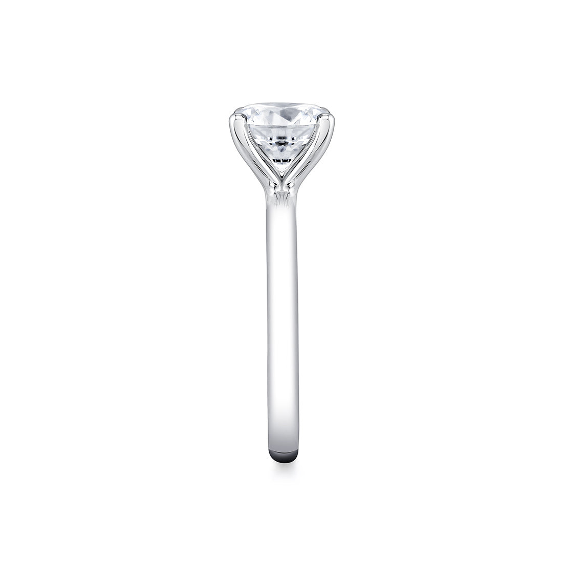 Round Cut Solitaire Engagement Ring - Ame