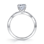 Spiral Engagement Ring - Maribel