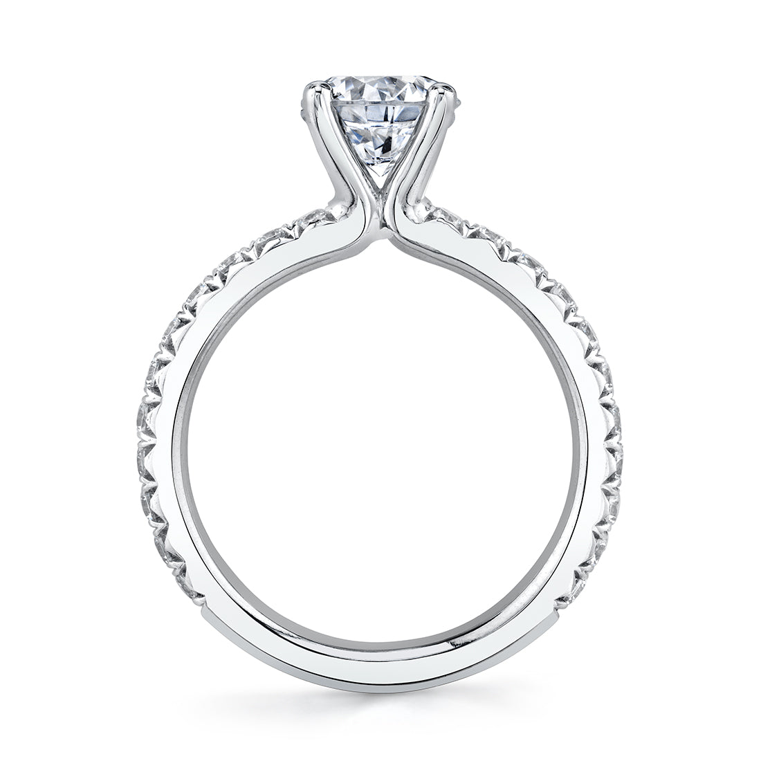 Cushion Cut Classic Engagement Ring - Vanessa