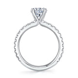 Cushion Cut Classic Engagement Ring - Vanessa
