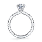 Radiant Cut Classic Engagement Ring - Vanessa