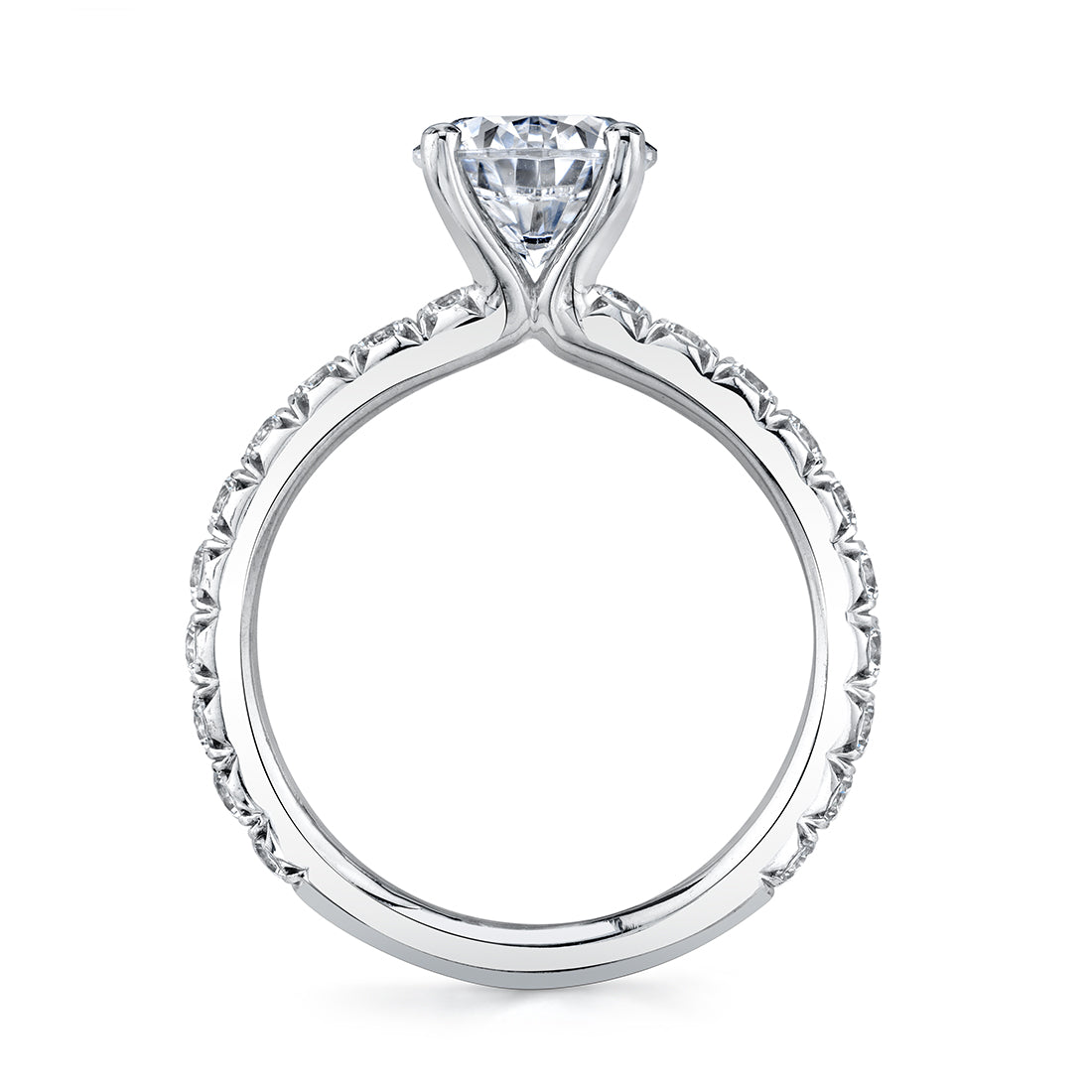 Round Cut Classic Engagement Ring - Capri
