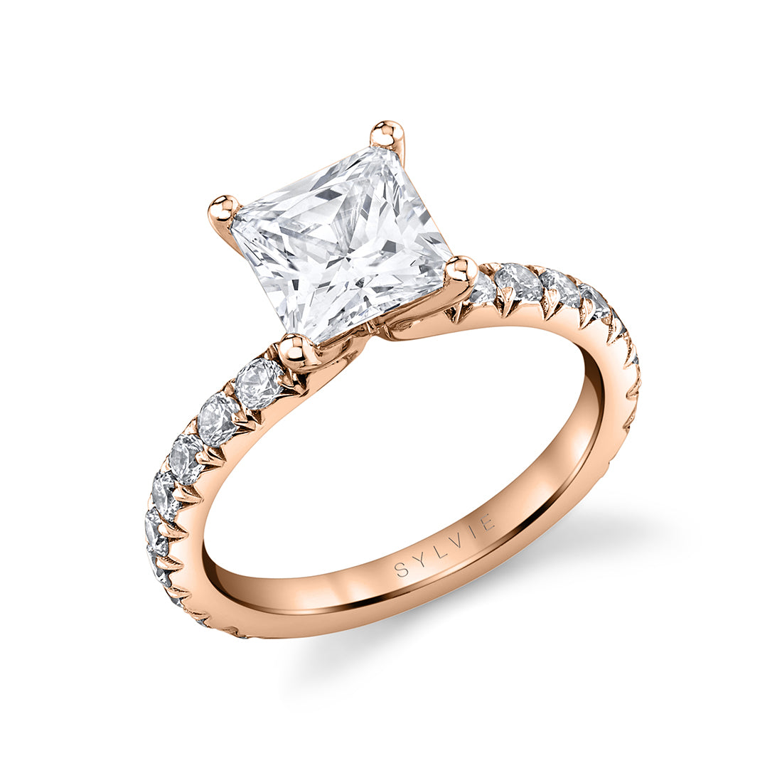 Princess Cut Classic Engagement Ring - Capri