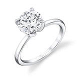 Tulira Solitaire Marquise Petal Prong Engagement Ring - Chrys
