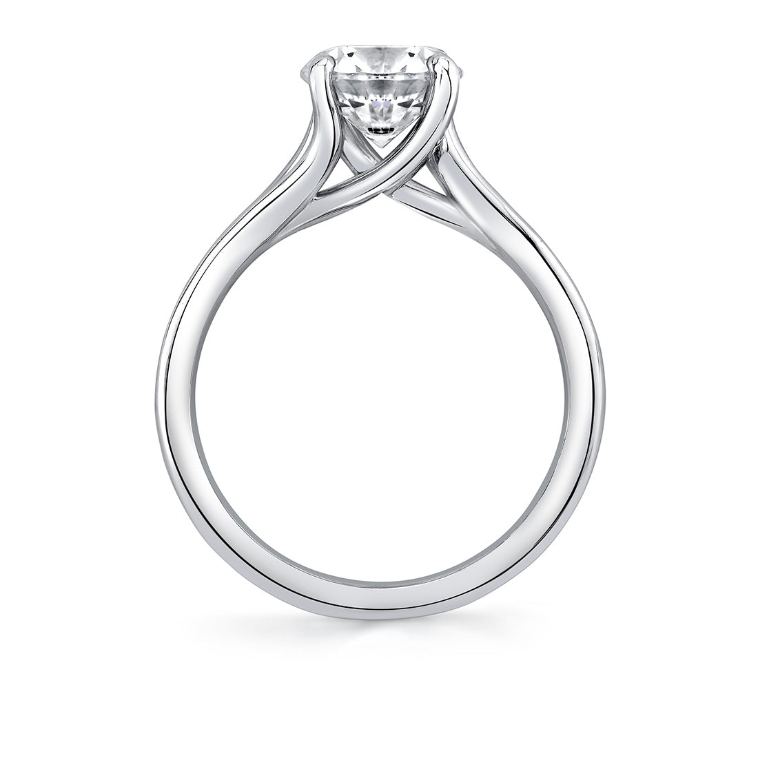 Tulira Solitaire Vine Engagement Ring - Acacia