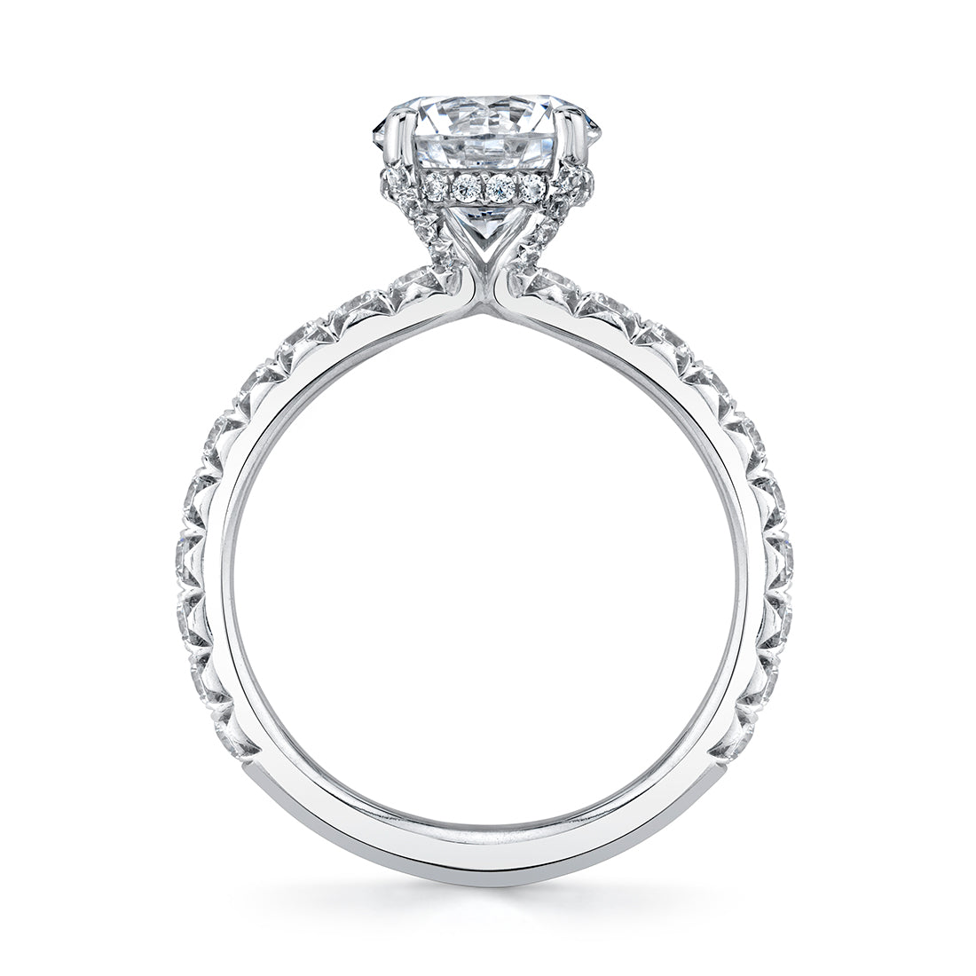 Classic Round Engagement Ring - Malencia
