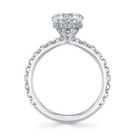 Classic Round Engagement Ring - Malencia
